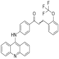 1-(4-(Akridin-9-ilamino)fenil)-3-(2-(triflorometoksi)fenil)prop-2-en-1-on
