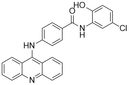 4-(Akridin-9-ilamino)-N-(5-kloro-2-hidroksifenil)benzamid