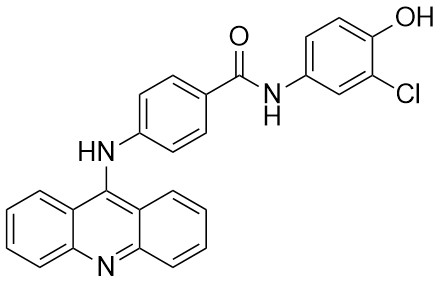 4-(Akridin-9-ilamino)-N-(3-kloro-4-hidroksifenil)benzamid