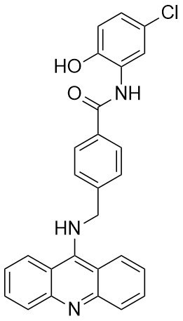 4-((Akridin-9-ilamino)metil)-N-(5-kloro-2-hidroksifenil)benzamid