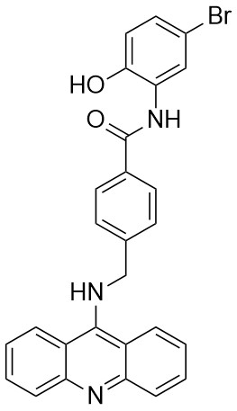 4-((Akridin-9-ilamino)metil)-N-(5-bromo-2-hidroksifenil)benzamid