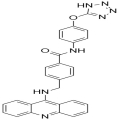 N-(4-((1H-Tetrazol-5-il)oksi)fenil)-4-((akridin-9-ilamino)metil)benzamid