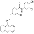 4-(2-(Akridin-9-ilamino)etil)-N-(3-kloro-4-hidroksifenil)-2-hidroksibenzamid