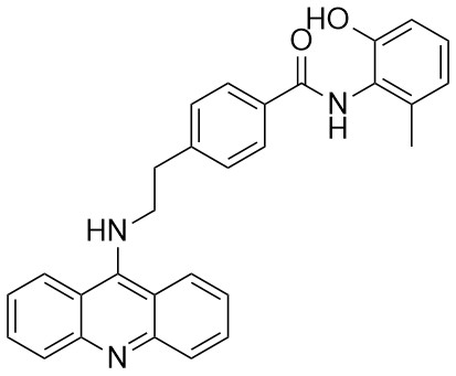 4-(2-(Akridin-9-ilamino)etil)-N-(2-hidroksi-6-metilfenil)benzamid