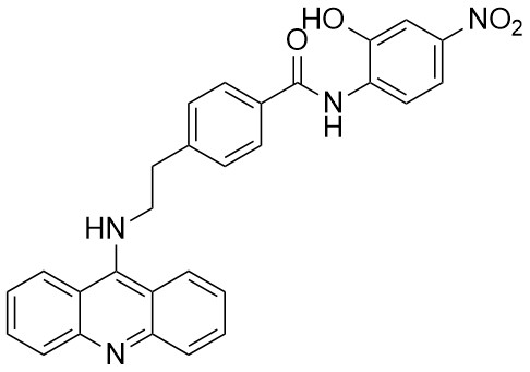 4-(2-(Akridin-9-ilamino)etil)-N-(2-hidroksi-4-nitrofenil)benzamid