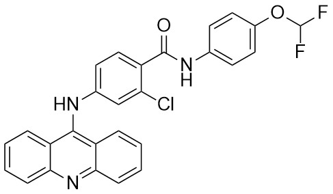 4-(Akridin-9-ilamino)-2-kloro-N-(4-(difluorometoksi)fenil)benzamid