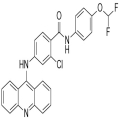 4-(Akridin-9-ilamino)-2-kloro-N-(4-(difluorometoksi)fenil)benzamid