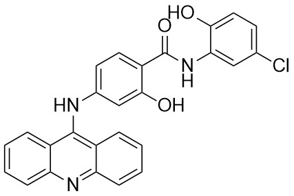 4-(Akridin-9-ilamino)-N-(5-kloro-2-hidroksifenil)-2-hidroksibenzamid