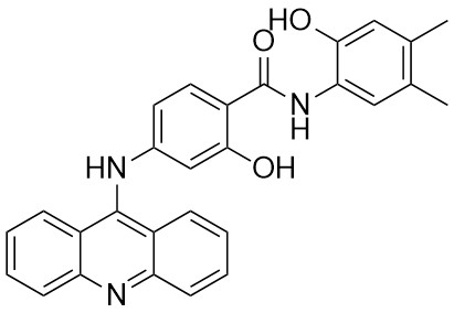 4-(Akridin-9-ilamino)-2-hidroksi-N-(2-hidroksi-4,5-dimetilfenil)benzamid