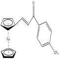 3-(4-(Trifluorometil)fenil)-1-ferrosenilprop-2-en-1-on
