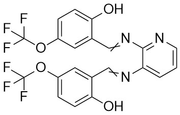 2,2'-((Piridin-2,3-diilbis(azanililiden))bis(metanililiden))bis(4-(trifluorometoksi)fenol)