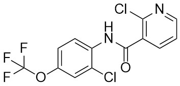 2-Kloro-N-(2-kloro-4-(trifluorometoksi)fenil)nikotinamid