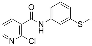 2-Kloro-N-(3-(metiltiyo)fenil)nikotinamid