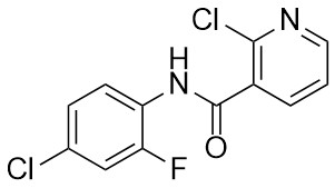 2-Kloro-N-(4-kloro-2-florofenil)nikotinamid