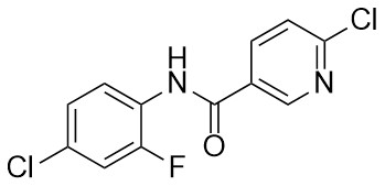 6-Kloro-N-(4-kloro-2-florofenil)nikotinamid