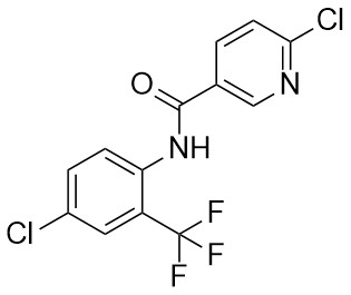 6-Kloro-N-(4-kloro-2-(trifluorometil)fenil)nikotinamid