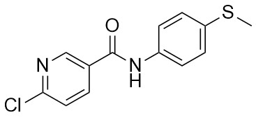 6-Kloro-N-(4-(metiltiyo)fenil)nikotinamid