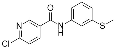 6-Kloro-N-(3-(metiltiyo)fenil)nikotinamid