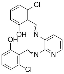 2,2'-((Piridin-2,3-diilbis(azanililiden))bis(metanililiden))bis(3-klorofenol)