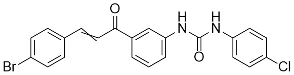 1-(3-(3-(4-Bromofenil)akriloil)fenil)-3-(4-klorofenil)üre
