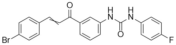 1-(3-(3-(4-Bromofenil)akriloil)fenil)-3-(4-florofenil)üre