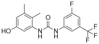 1-(3-Floro-5-(trifluorometil)fenil)-3-(5-hidroksi-2,3-dimetilfenil)üre