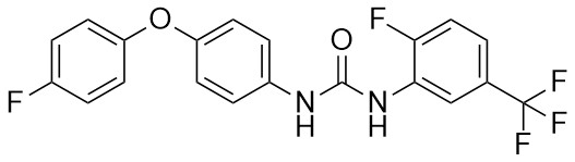 1-(2-Floro-5-(trifluorometil)fenil)-3-(4-(4-florofenoksi)fenil)üre