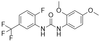 1-(2,4-Dimetoksifenil)-3-(2-floro-5-(trifluorometil)fenil)üre