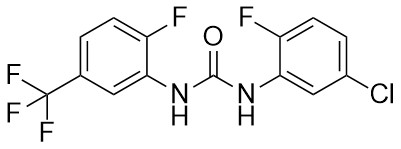 1-(5-Kloro-2-florofenil)-3-(2-floro-5-(trifluorometil)fenil)üre