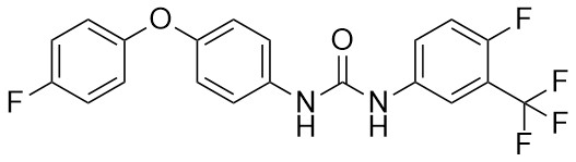 1-(4-Floro-3-(trifluorometil)fenil)-3-(4-(4-florofenoksi)fenil)üre