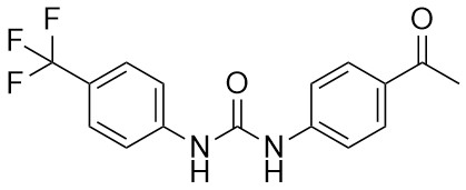 1-(4-Asetilfenil)-3-(4-(trifluorometil)fenil)üre