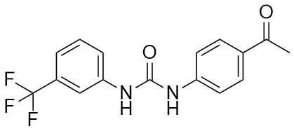 1-(4-Asetilfenil)-3-(3-(trifluorometil)fenil)üre