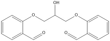 2,2'-((2-Hidroksipropan-1,3-diil)bis(oksi))dibenzaldehit - 100 mg