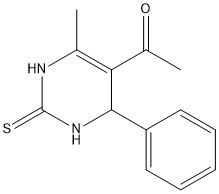 1-(6-Metil-4-fenil-2-tiyokso-1,2,3,4-tetrahidropirimidin-5-il)etan-1-on - 100 mg